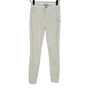 J Brand Maria High Rise Skinny Jeans Women's Size 23 NWT White Blanc Minimalist